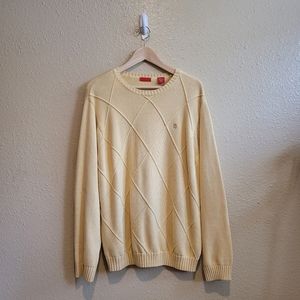 Yellow Argyle Sweater